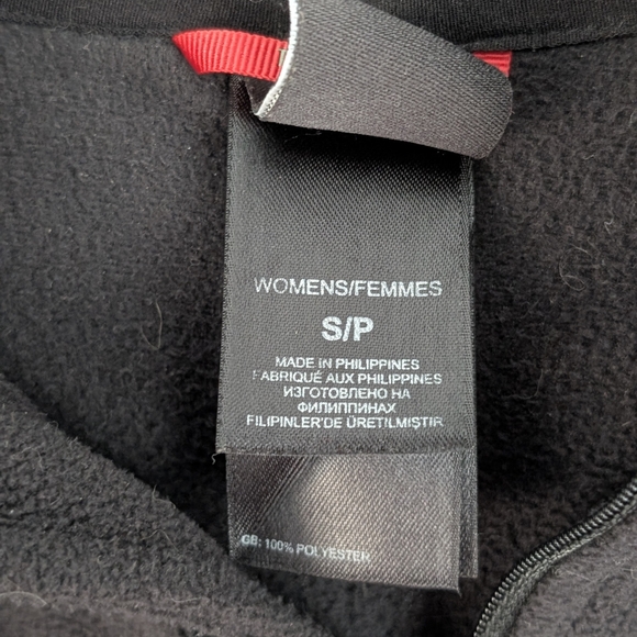The North Face Polartec 1/4 Zip Black Fleece Pullover - Picture 8 of 10